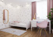 Łóżko dziecięce z barierką 160X80 SANDY biała - 2