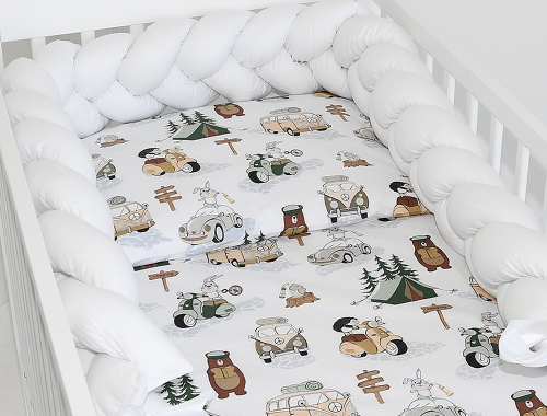 3 el.Pościel do łóżeczka 120x90 