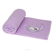 Koc kocyk polarowy 105x80 (liliowy ksieżyc)