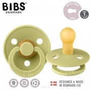 BIBS smoczek uspokajający kauczukowy 0+ S (meadow)