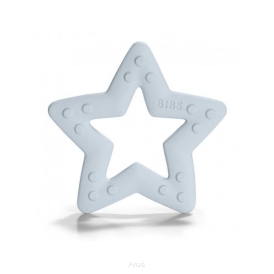 BIBS Baby Bitie STAR Baby Blue gryzak dla niemowlaka