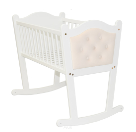 Kołyska dla dziecka kołyska dziecięca biała CARMEN