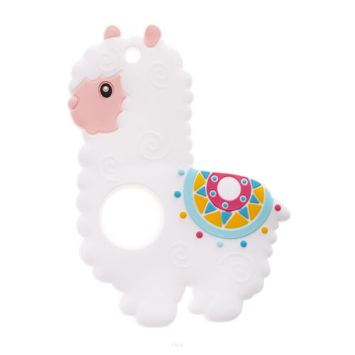 Gryzak silikonowy LAMA BIAŁA BOC0509