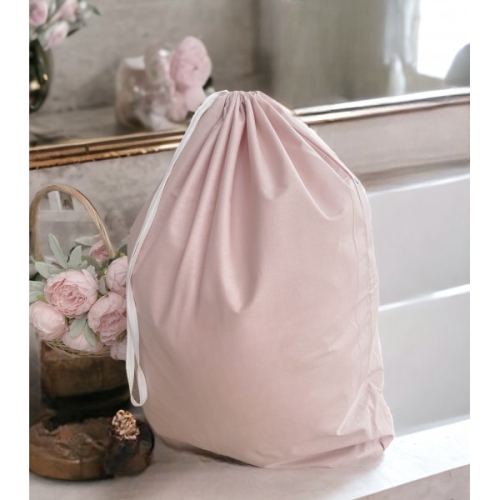 Worek na pościel do przedszkola (róż pudrowy)