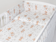 ARUŚ 3 el. pościel do łóżeczka 120*90 (193-misie good night)