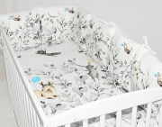 8 el.Pościel do łóżeczka 120x90 "MODUŁOWA" (sarenka popielata)