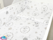 ARUŚ 4 el. pościel do łóżeczka 120*90 (148-wianuszki popielate) - 2