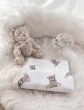Koc kocy muslinowy z koronka 100x75 bear - 4