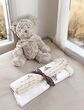 Koc kocy muslinowy z koronka 100x75 bear - 6