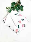 2 el.Pościel do łóżeczka 120x90 "MODUŁOWA" calineczka +biały gladki