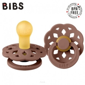 BIBS smoczek uspokajający kauczukowy 0+ S Boheme (woodchuck)