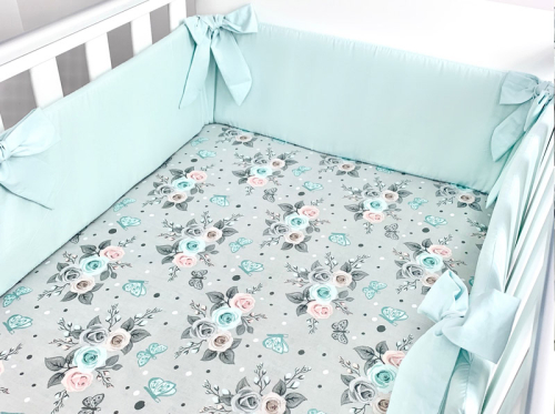 3 el.Pościel do łóżeczka 120x90 dwustronna 