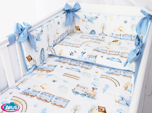 5 el.Pościel do łóżeczka 120x90 dwustronna 