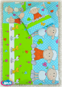 4 pościel do przedszkola 80*220 +gratis (turkusowo zielone baranki)