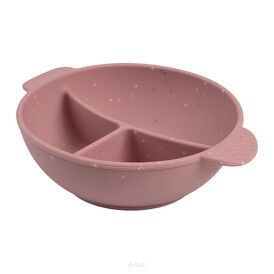 Miska silikonowa Canpol babies z 3 przegródkami i przyssawką 360 ml DOTS 51/403_pin