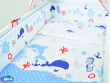 ARUŚ 4 el. pościel do łóżeczka 120*90 (134-niebieskie morze) - 2