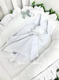 Muślinowa przytulanka Bunny (white)