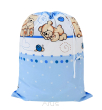Worek na pościel do przedszkola (niebieski teddy) - 2