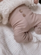 Spodnie bawełniane (little teddy karmelowy brąz) - 2
