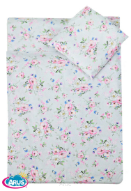 5 pościel do przedszkola 80*220 z workiem+gratis (kwiat jabłoni popielaty)
