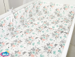 ARUŚ 4 el. pościel do łóżeczka 120*90 (154-różyczki białe) - 2