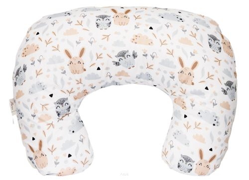 Poduszka do karmienia rogal fasolka (jeżyki beżowe)