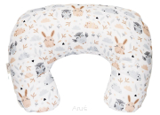 Poduszka do karmienia rogal fasolka (jeżyki beżowe)