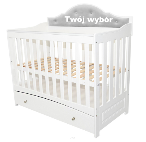 Łóżeczko z szufladą / tapczanik CARMEN (Twój wybór z 60 kolorów)