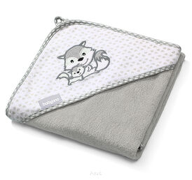 BabyOno okrycie kąpielowe bambusowe 100x100 (346/03) popiel