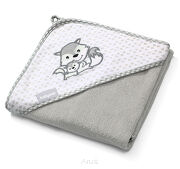 BabyOno okrycie kąpielowe bambusowe 100x100 (346/03) popiel