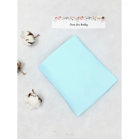 Prześcieradełko prześcieradło bawełniane z gumką 120*60 (pastelowy turkus)