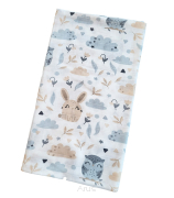 Pieluszka pielucha muślinowa (beżowe zajączki)