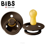 BIBS smoczek uspokajający kauczukowy 0+ S (chocolate)