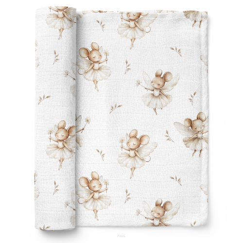 Pieluszka pielucha bambusowa 75x75 (myszki)