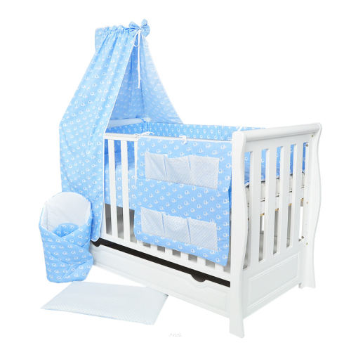 15 el.łóżeczko z szufladą/tapczanik MEGAN materac pościel