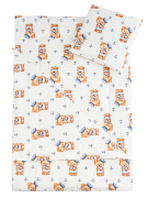 Pościel do przedszkola z wszytym wypełnieniem 220*80 (miś marynarz)