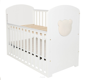 Łóżeczko z szufladą i opuszczanym bokiem IGNACY