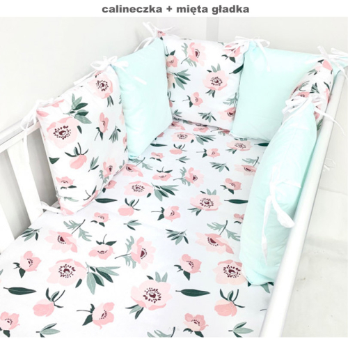 Ochraniacz poduszki 6szt (calineczka + mieta)