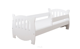 Łóżko dziecięce z barierką 160X80 LINDA biały