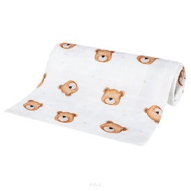 Pieluszka pielucha bambusowa 75x75 (teddy bear)