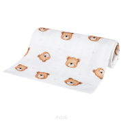 Pieluszka pielucha bambusowa 75x75 (teddy bear)