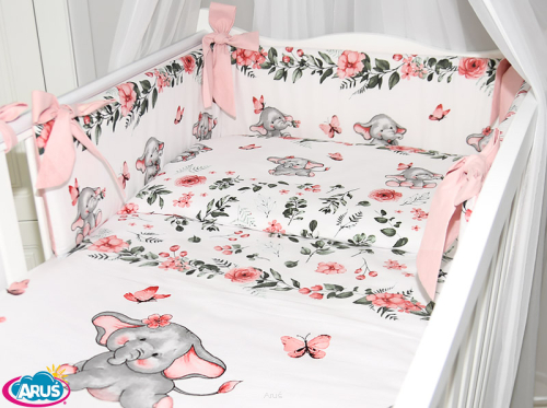 5 el.Pościel do łóżeczka 120x90 dwustronna 