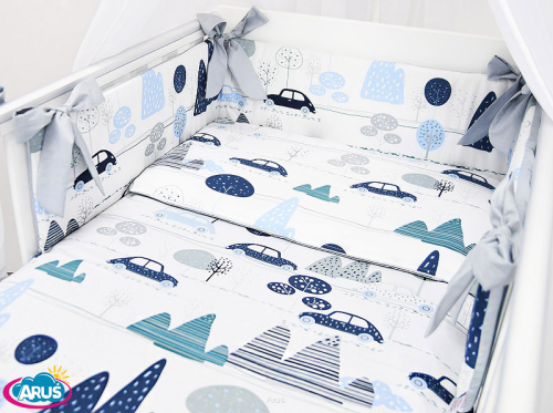 5 el.Pościel do łóżeczka 120x90 dwustronna 