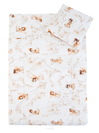 Pościel do przedszkola z wszytym wypełnieniem 220*80 (wróżki beżowe)