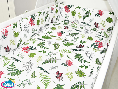 ARUŚ 5 el. pościel do łóżeczka 120*90 (162-jarzębina)