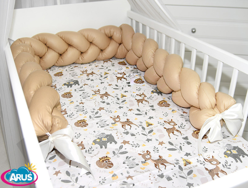 3 el.Pościel do łóżeczka 120x90 