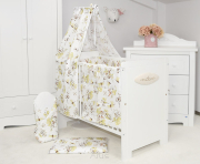 ARUŚ 4 el. pościel do łóżeczka 120*90 (153-kwiat bawełny)