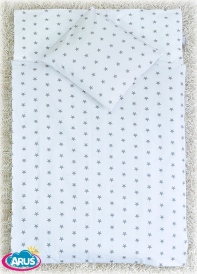 2 pościel do przedszkola 80*220 +gratis (popiel gwiazdki na białym)