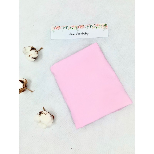 Prześcieradełko prześcieradło bawełniane z gumką 120*60  (różowe)