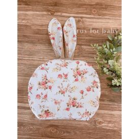 Poduszka dwustronna wafelek BUNNY (beżowy +dzika róża)